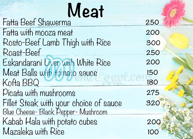 منيو جادوس شيف صفحة 2 - الأسعار