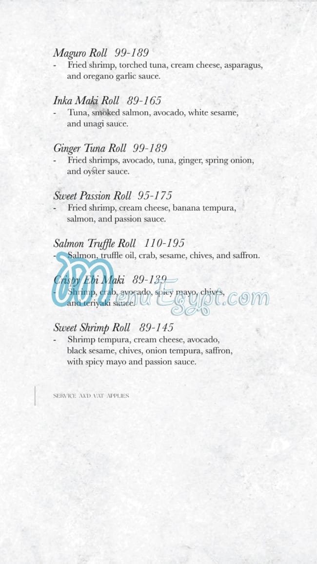 Ginger menu 12
