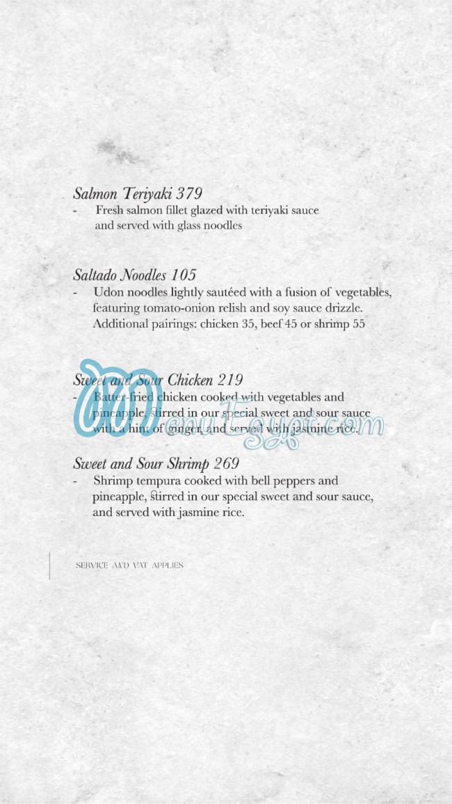 Ginger menu 7