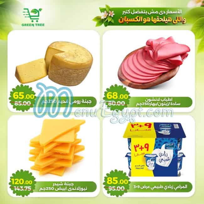 منيو جرين تري هايبر ماركت صفحة 8 - الأسعار