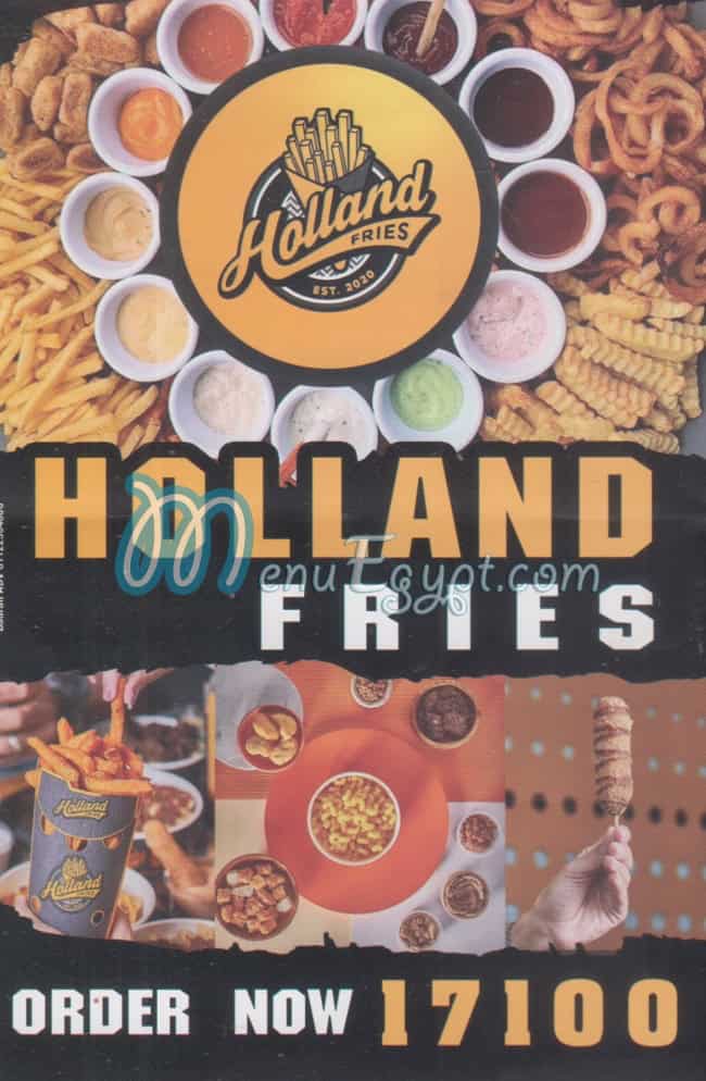 Holland Fries menu 1