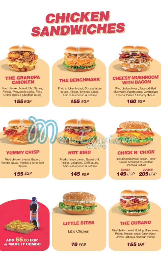 Holmes Burger menu 3