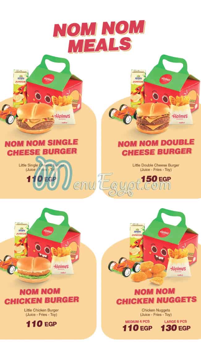 Holmes Burger menu 5