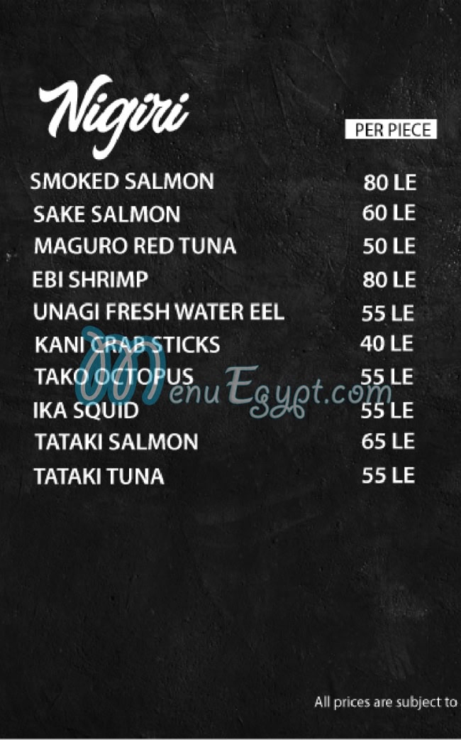 JOIA SUSHI and GRILL menu 7