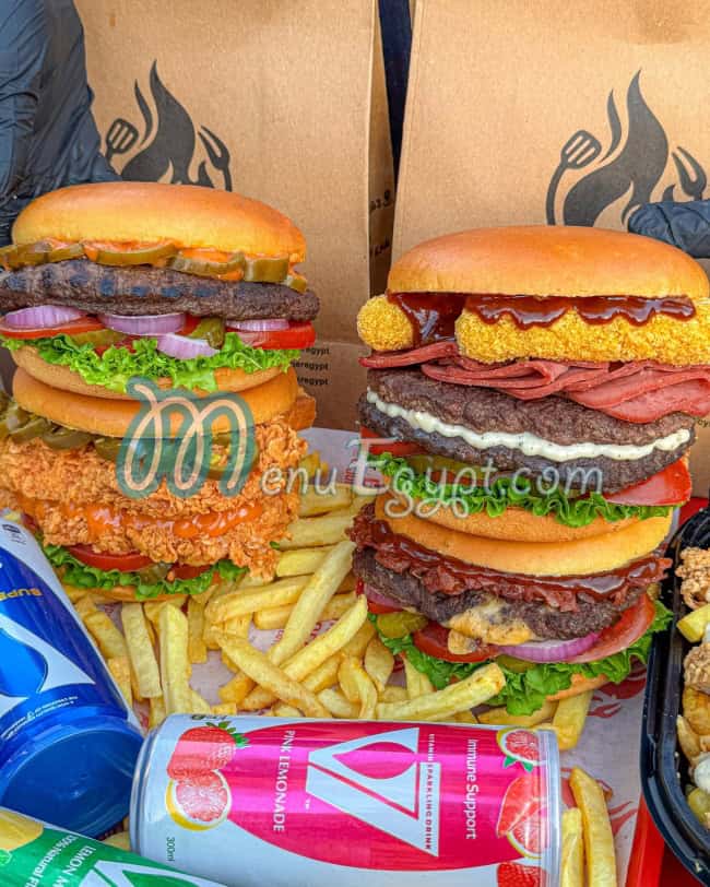 Juicy Burger menu page 8 - prices