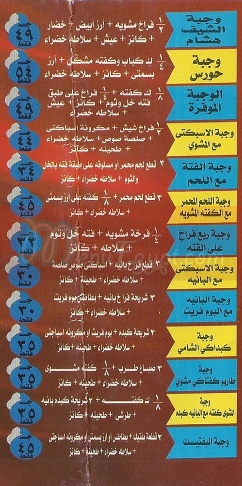 Kababgy El Shamy menu 2