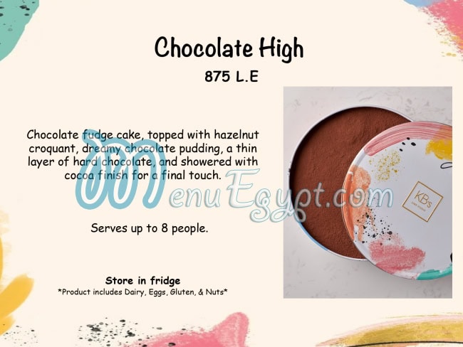 منيو كي بي كيك استوديو صفحة 6 - الأسعار