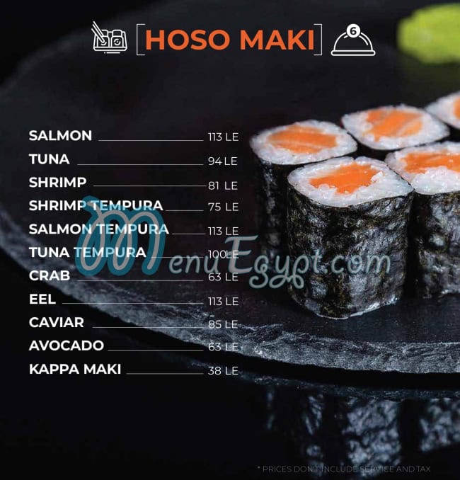 Koi Sushi menu 14