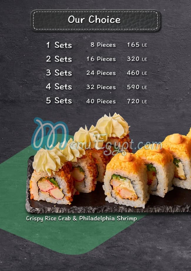 L Sushi menu 1
