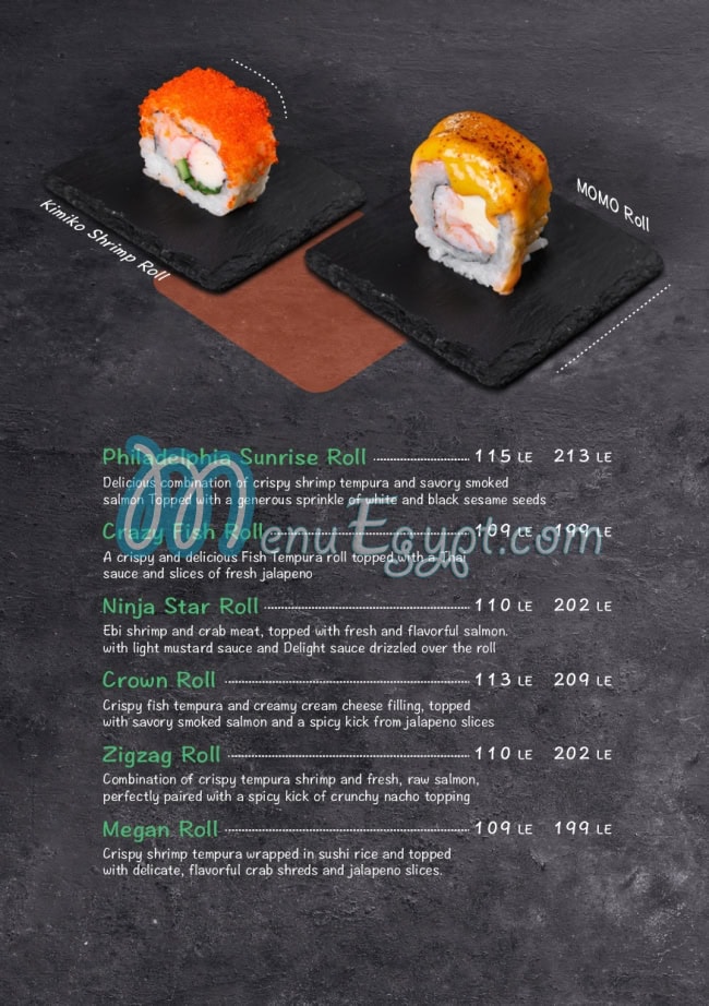 L Sushi menu 11