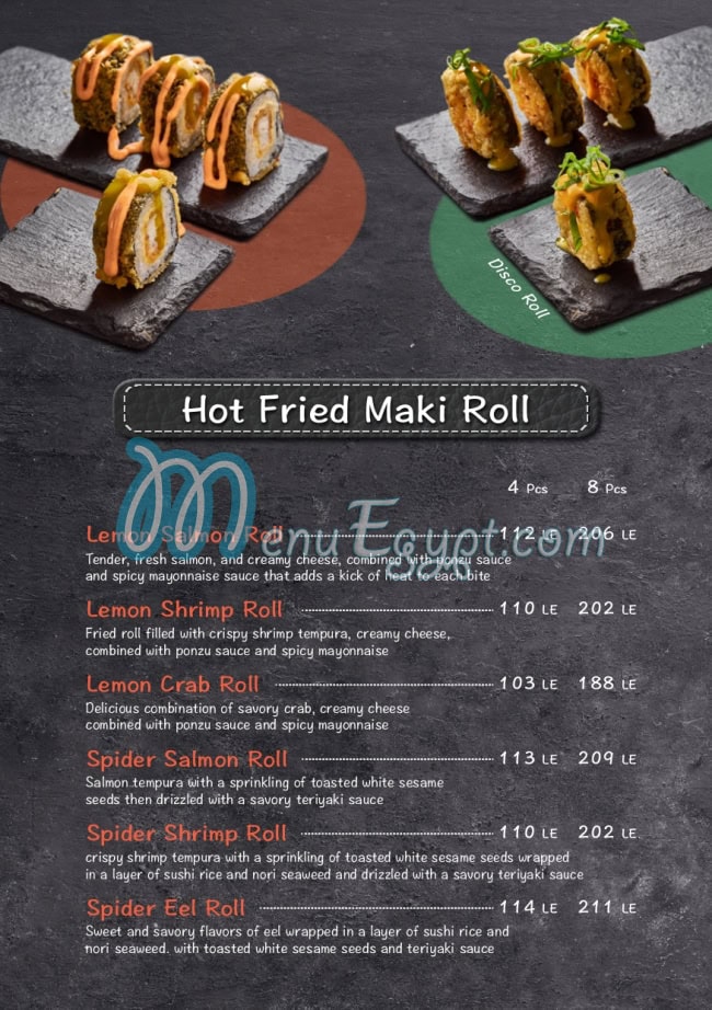 L Sushi menu 12