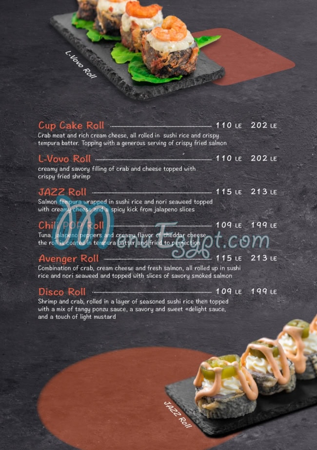 L Sushi menu 13