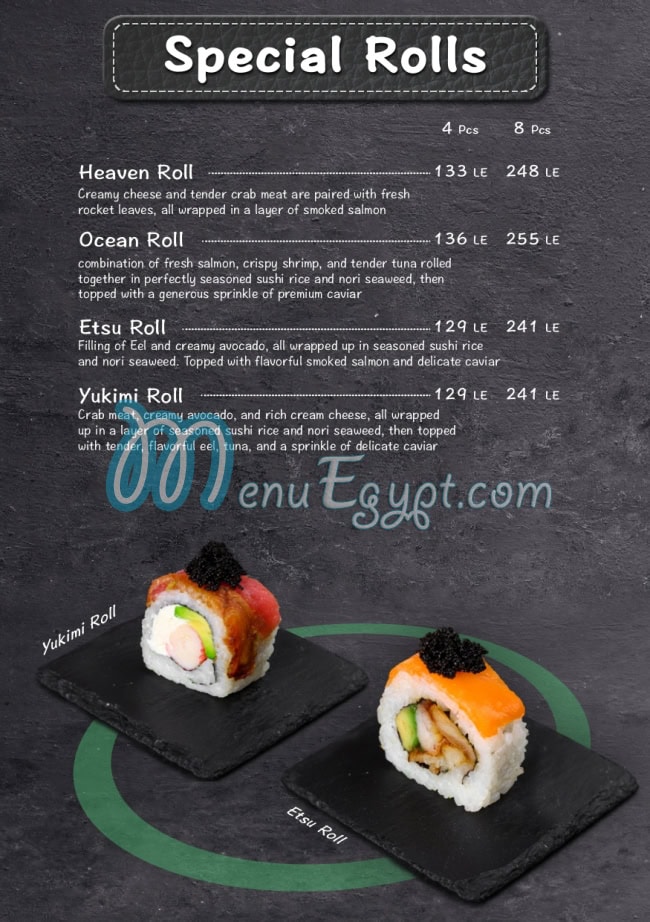 L Sushi menu 16