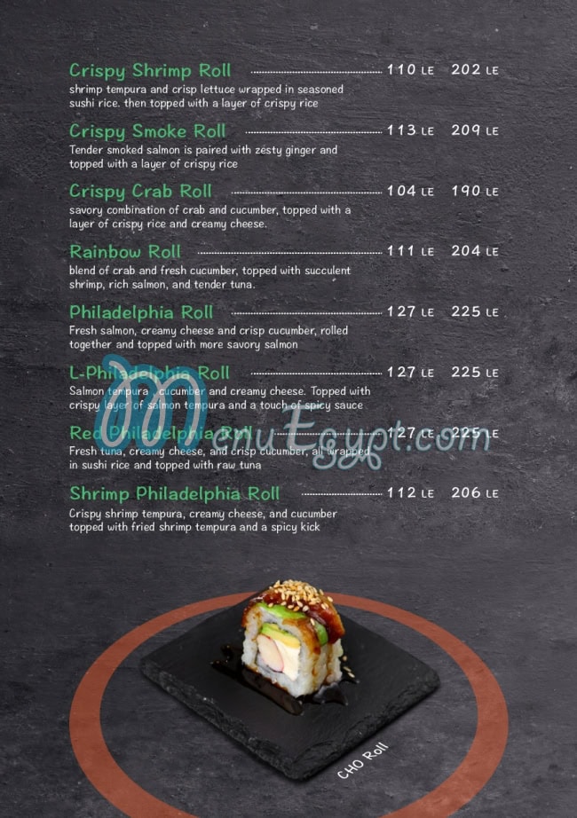 L Sushi menu 8