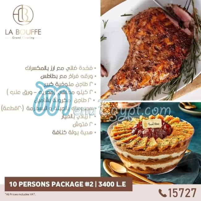 La Bouffe Catering menu 2