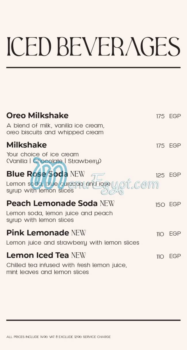 La Poire Cafe Cafe menu 14