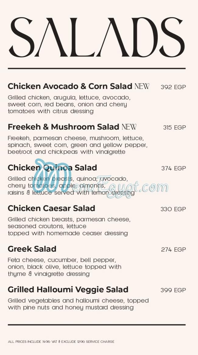 La Poire Cafe Cafe menu 5