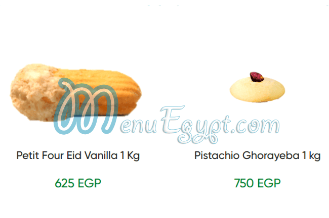 La Poire menu page 6 - prices