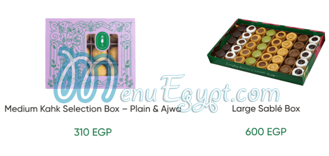 La Poire menu page 10 - prices