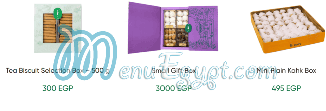 La Poire menu page 12 - prices