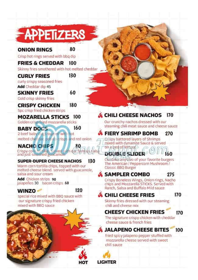 منيو لورد اوف ذا وينجز صفحة 2 - الأسعار