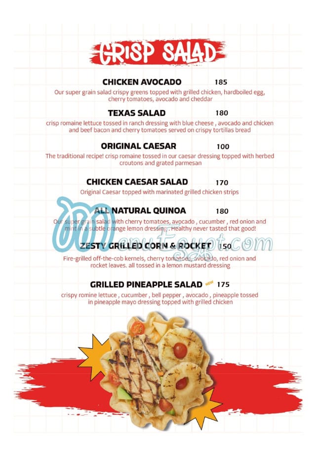 منيو لورد اوف ذا وينجز صفحة 4 - الأسعار