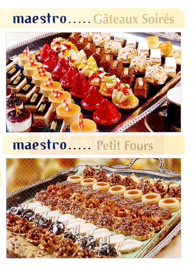 Maestro Patisserie menu 2