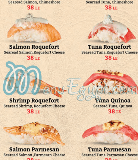 Maguro Sushi menu 1