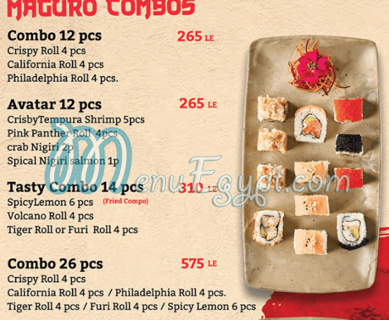 Maguro Sushi menu 14