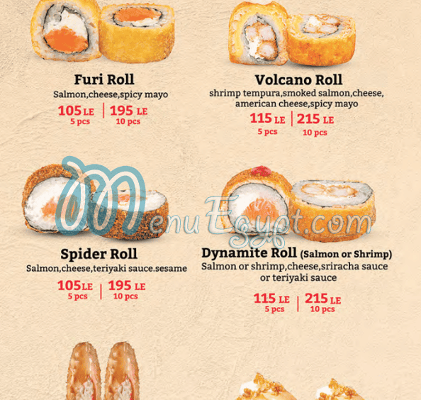 Maguro Sushi menu 16