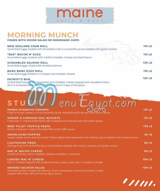 Maine menu 4