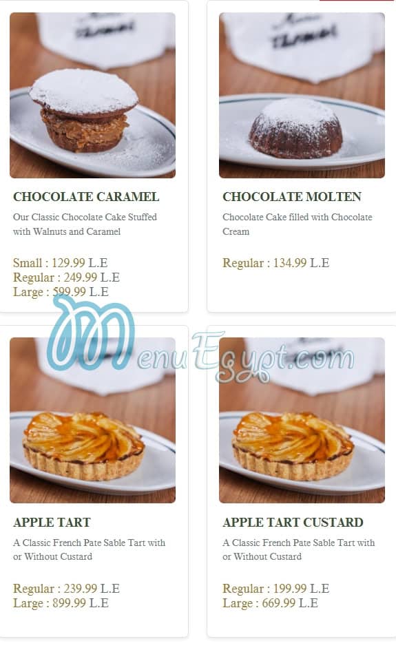 Maison Thomas menu 17