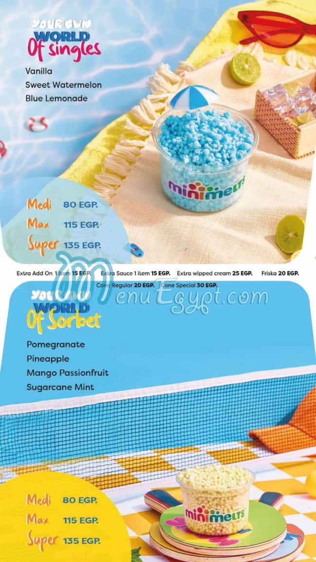 منيو ميني ميلتز صفحة 1 - الأسعار