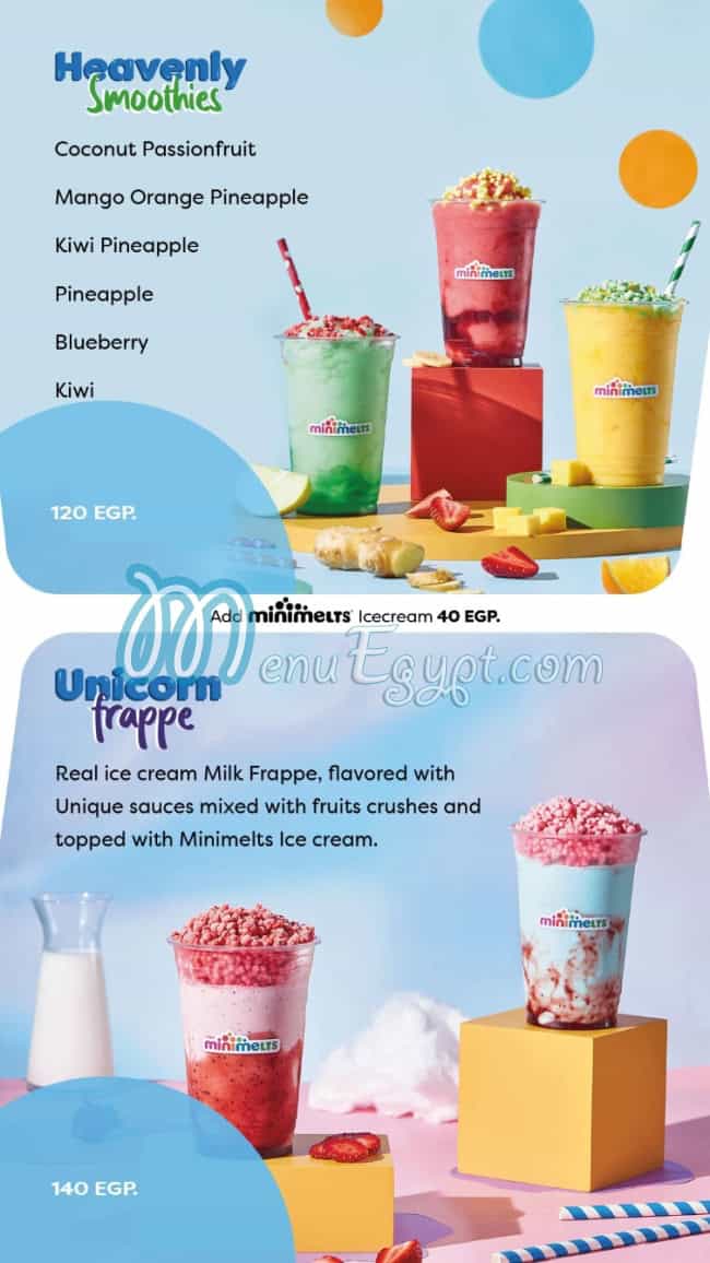 منيو ميني ميلتز صفحة 11 - الأسعار