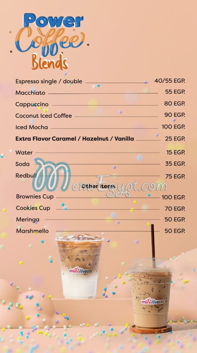 منيو ميني ميلتز صفحة 14 - الأسعار