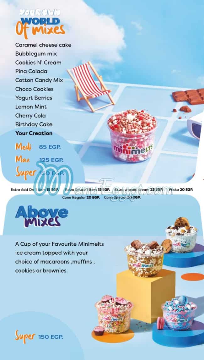 منيو ميني ميلتز صفحة 2 - الأسعار