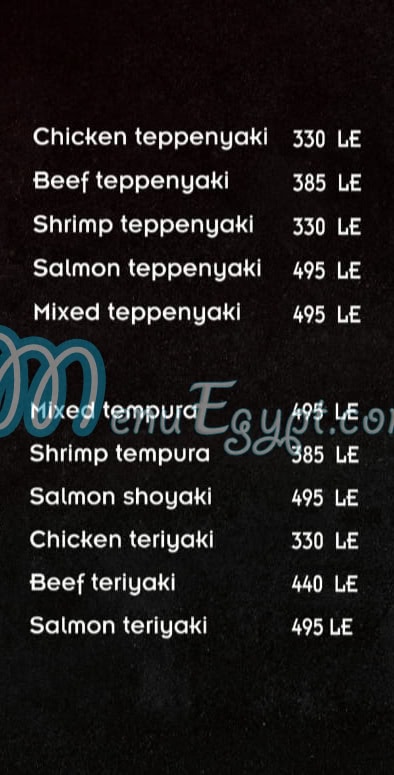 Mo Sushi menu 10