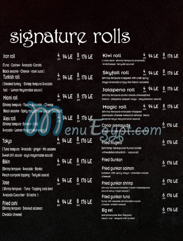 Mo Sushi menu 6
