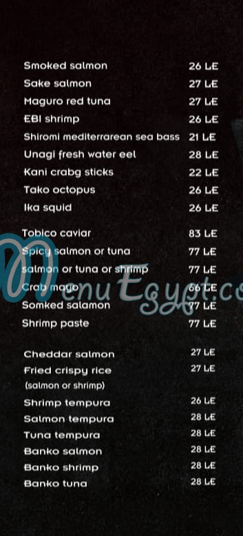 Mo Sushi menu 7