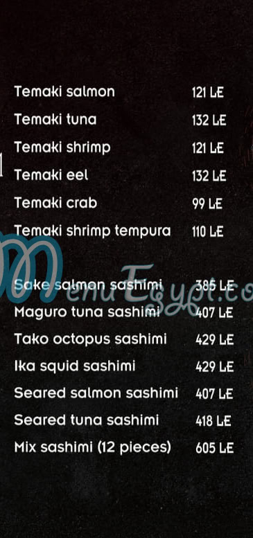 Mo Sushi menu 8