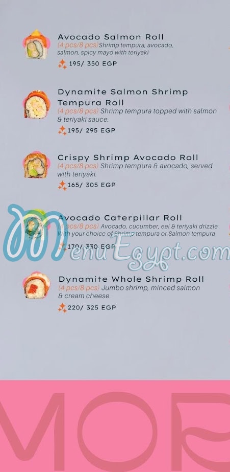 Mori Sushi menu 8