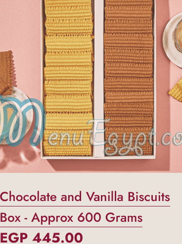 Mr Baker menu page 20 - prices