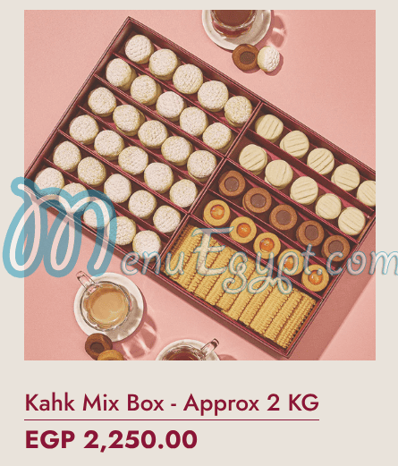 Mr Baker menu page 14 - prices