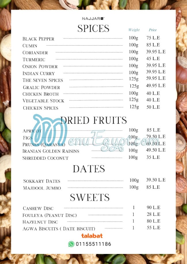 Najjaro Roastery Roastery menu 12