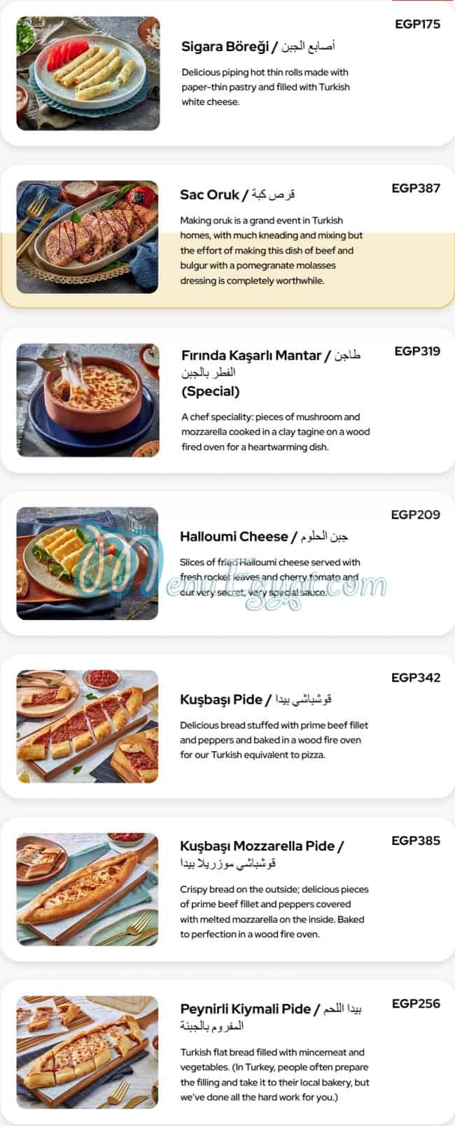 Nisantasi Restaurant menu 11