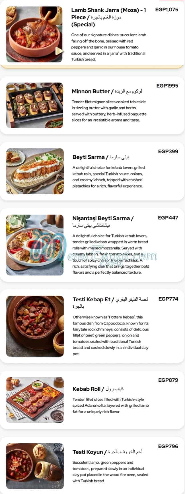 Nisantasi Restaurant menu 14