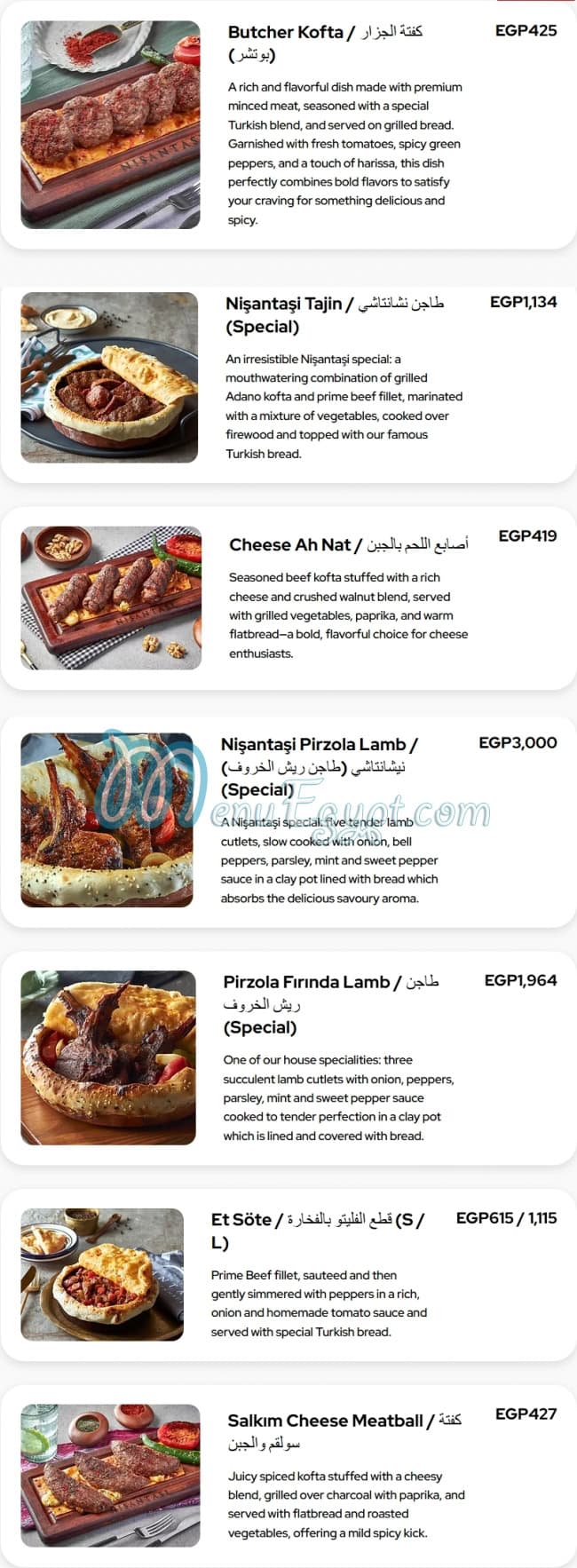 Nisantasi Restaurant menu 15