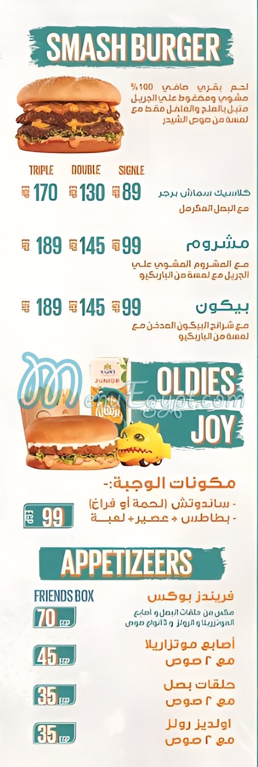 Oldies menu 6