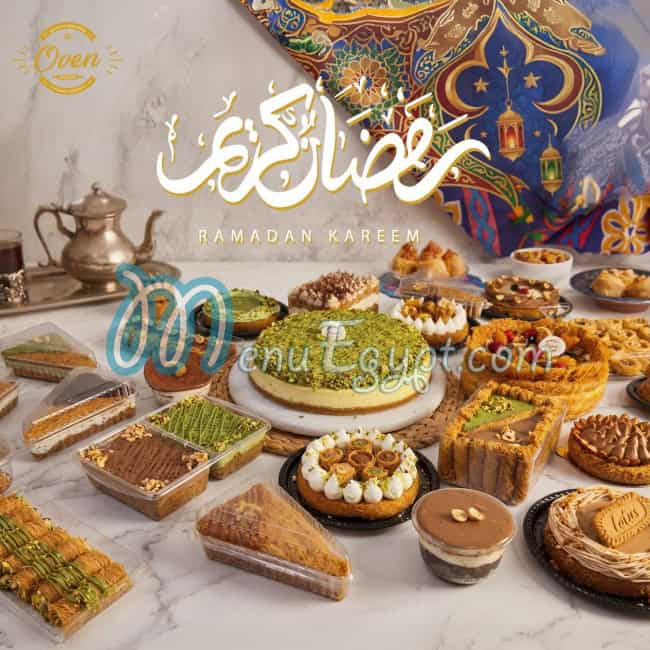 Oven Patisserie menu page 1 - prices