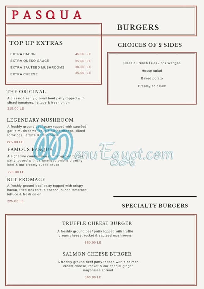 Pasquale Beverly Hills menu 10